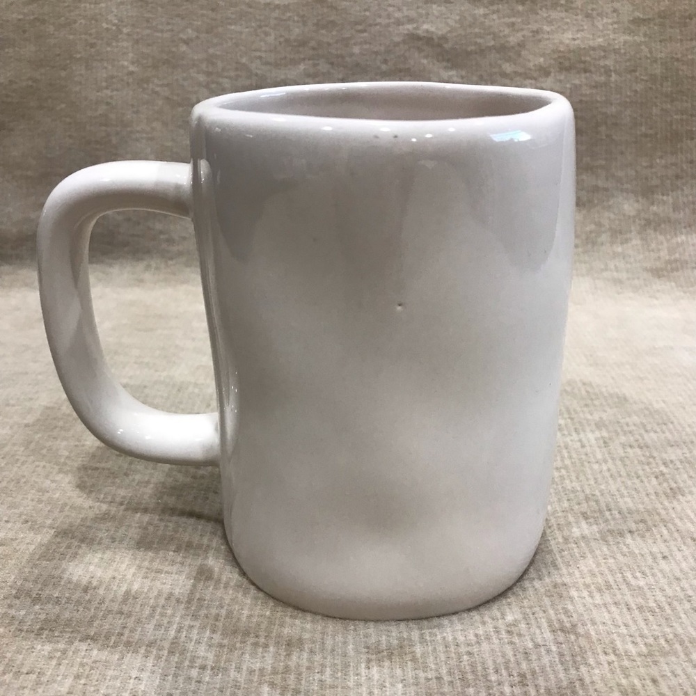 Rae Dunn BE CURIOUS Coffee Drink Cup Mug 
Ceramic white mug with black letters - Picture 4 of 5